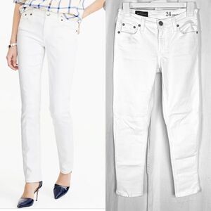 J Crew matchstick white jeans
